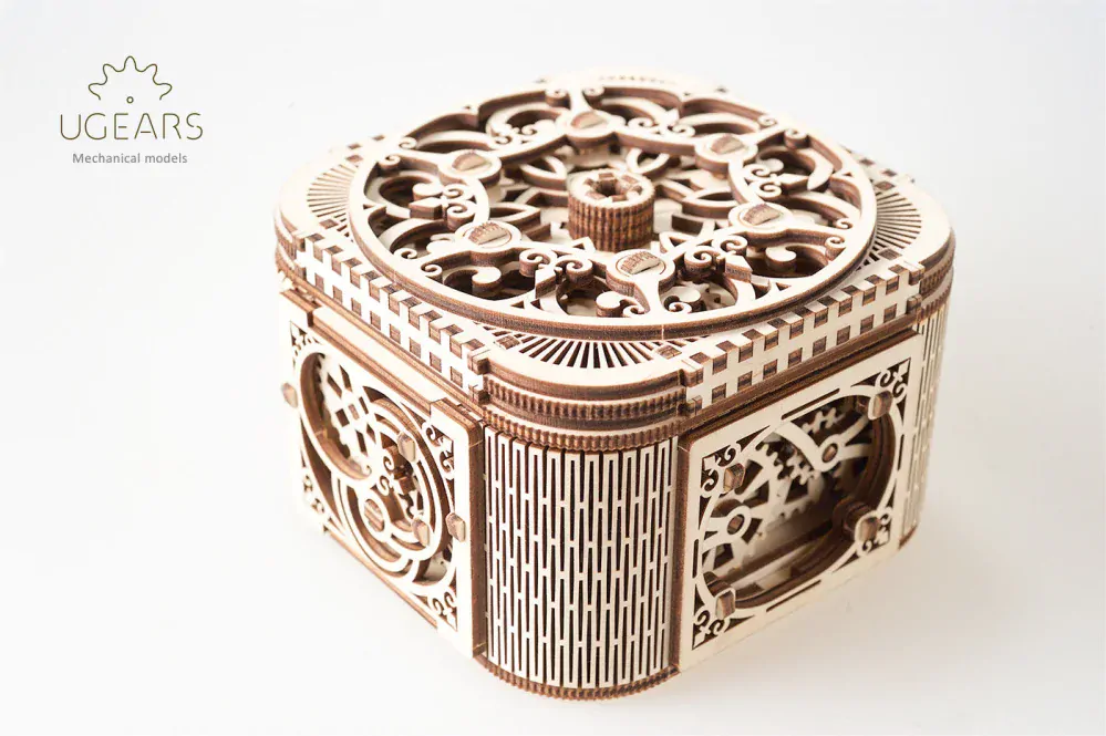 Ugears 3D puzzle Šperkovnica 190 ks
