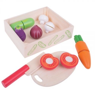 Bigjigs Toys Krájacia zelenina v krabičke
