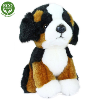 Plyšový pes salašnícky sediaci, 18 cm, ECO-Friendly