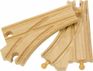 Bigjigs Rail Štandardná výhybka 2 ks