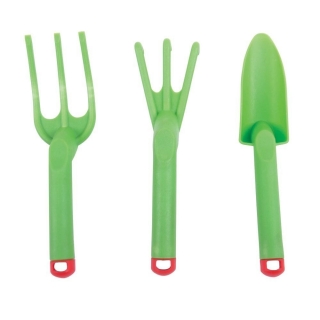 Bigjigs Toys Záhradný set náradia 3 ks