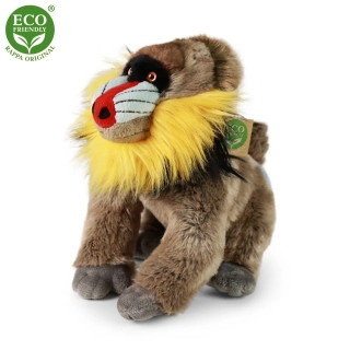 Plyšová opica Mandril 28 cm, ECO - Friendly