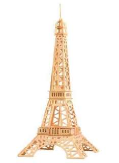 Woodcraft Drevené 3D puzzle Eiffelova veža